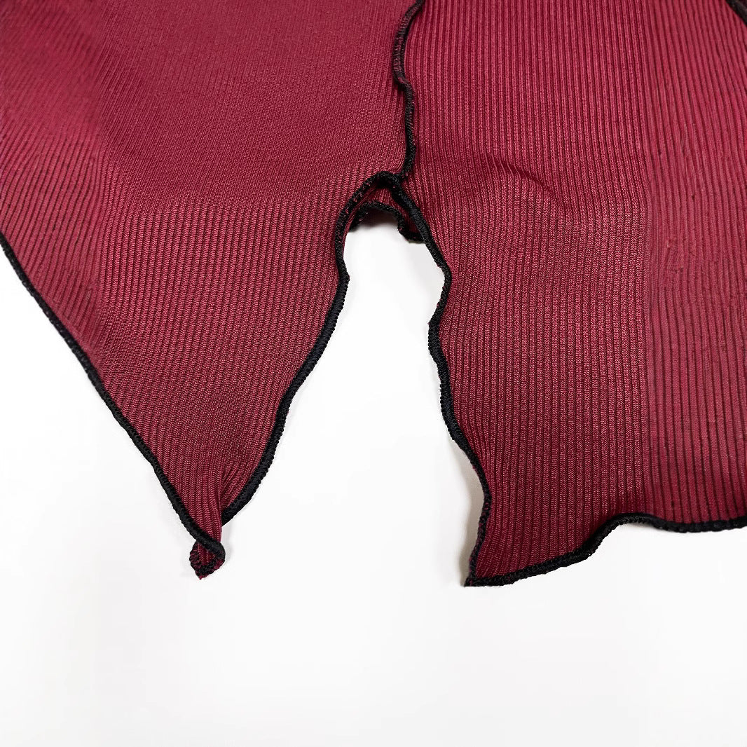 Dame Slim-Fit Langærmet skjorte med asymmetrisk kant og fine detaljer Stilla