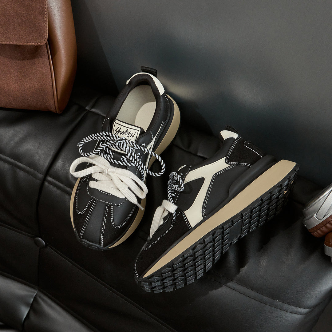 Damer Stilfulde Chunky Plattform Sneakers Stilla