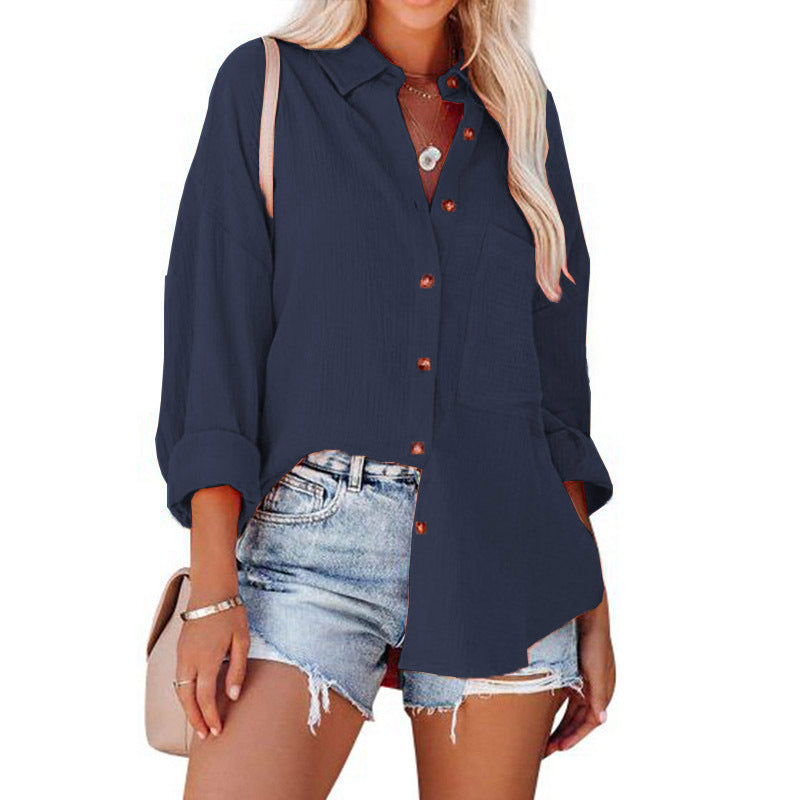 Dame elegant fritidsbluse Stilla