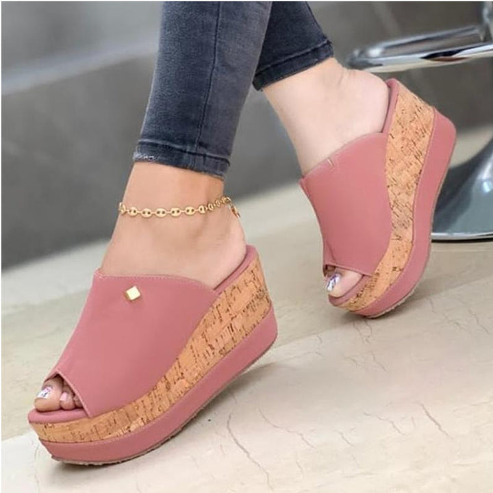 Dame kile-sandaler med elegant korksål Stilla