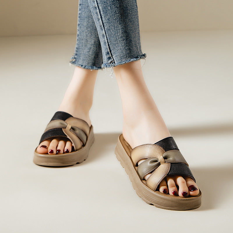 Femme Platform Slip-On Sandaler Stilla