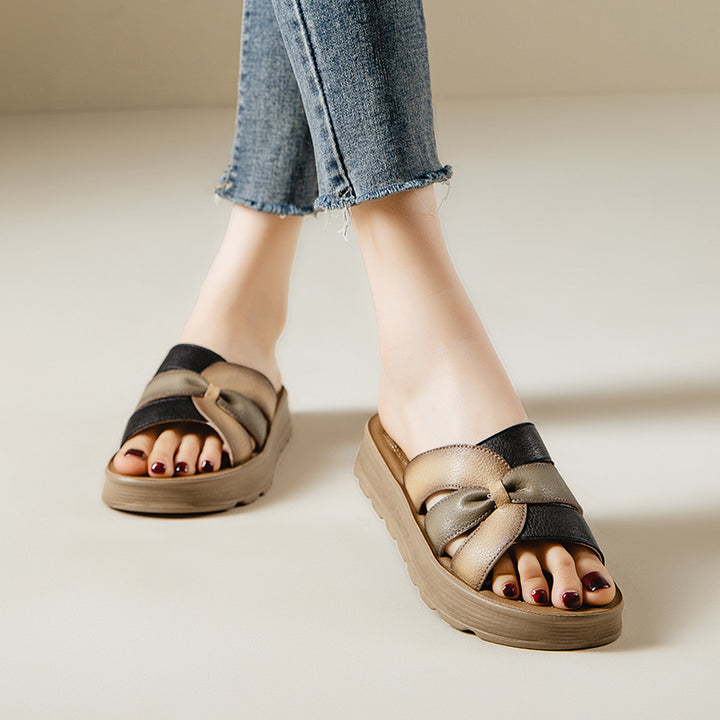 Femme Platform Slip-On Sandaler Stilla