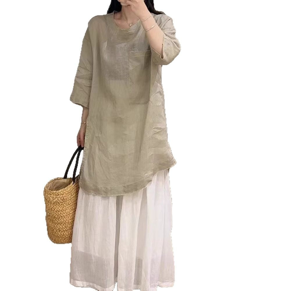 Femme Breezy Oversized Tunika-Top Stilla