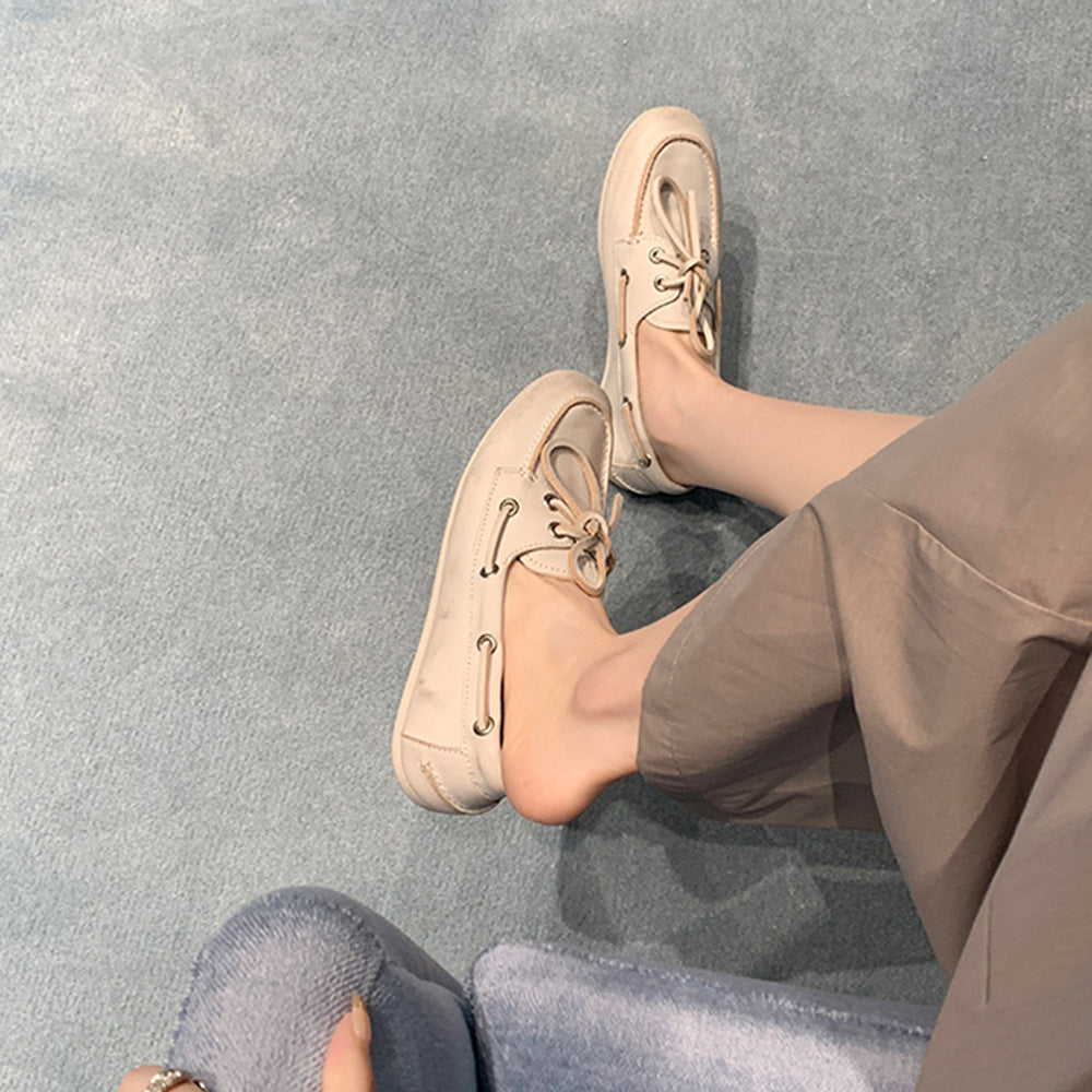 Femme Fritids Læder Slipper Stilla