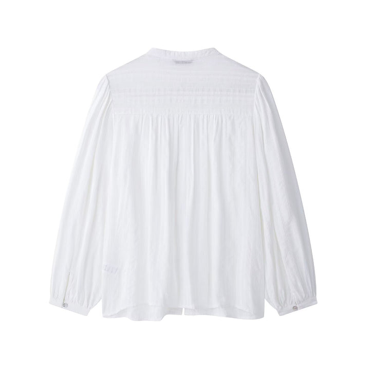 Femme Elegante Knap-Up Bluse Stilla
