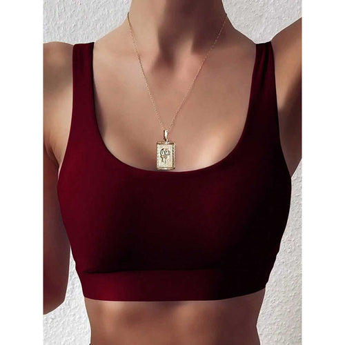 Dame Sportsligt Crop-Top Skovae
