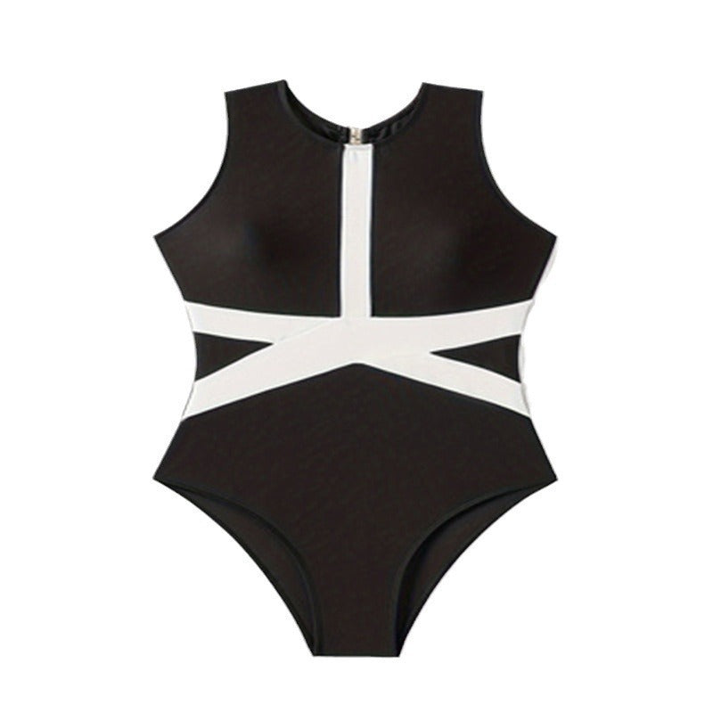 Dame Sporty én-delt badedragt med moderne snit Skovae
