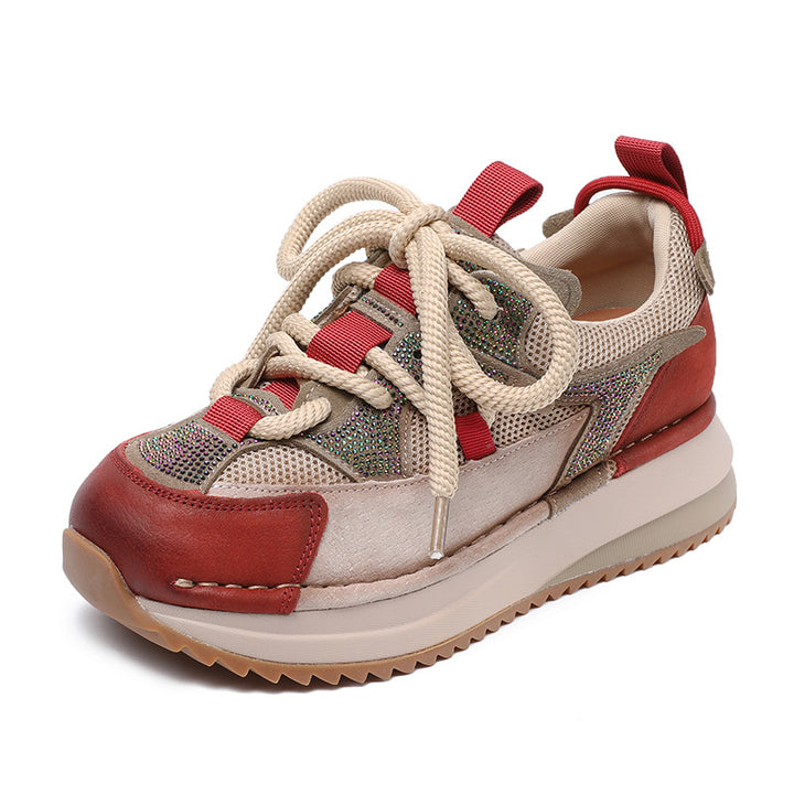 Kvinder Fritid Sport Sneakers med funklende accenter Stilla