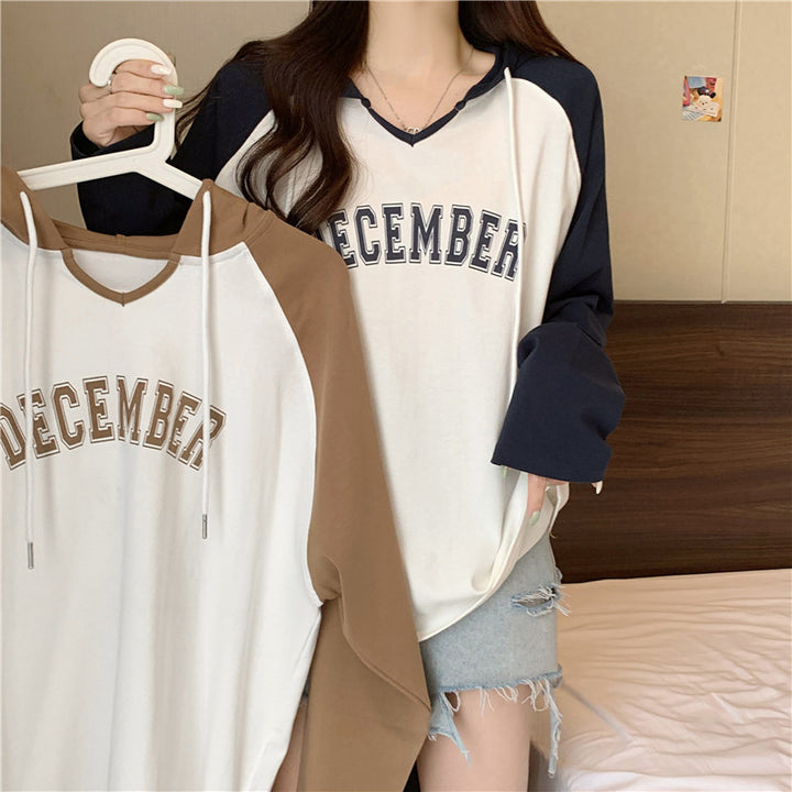 Femme Casual Hættetrøje Sweatshirt med Statement-Grafikker Stilla
