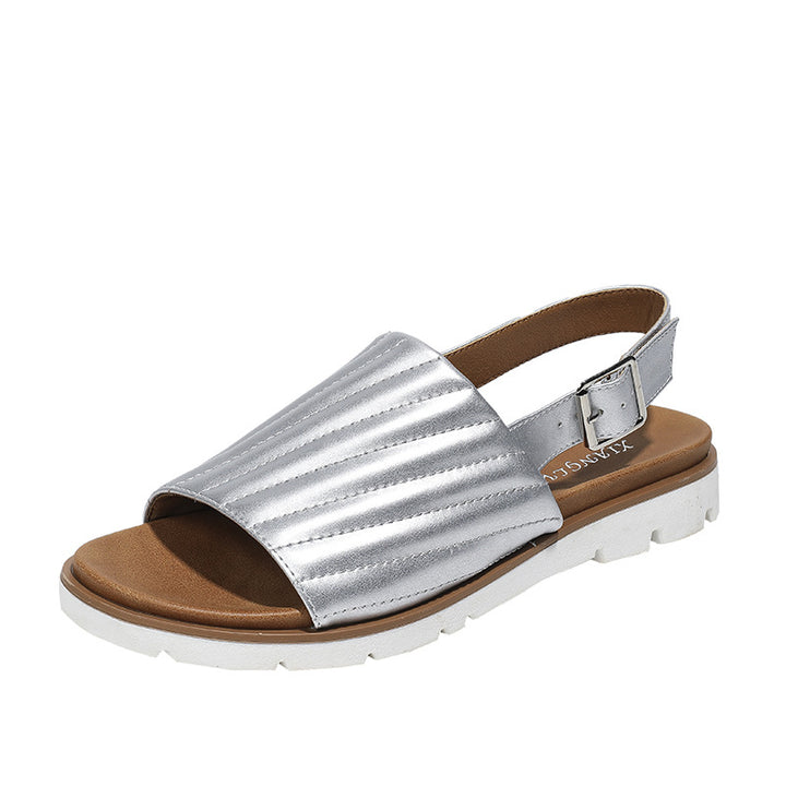 Dame Sling-sandaler med struktureret overdel og behagelig sål Stilla