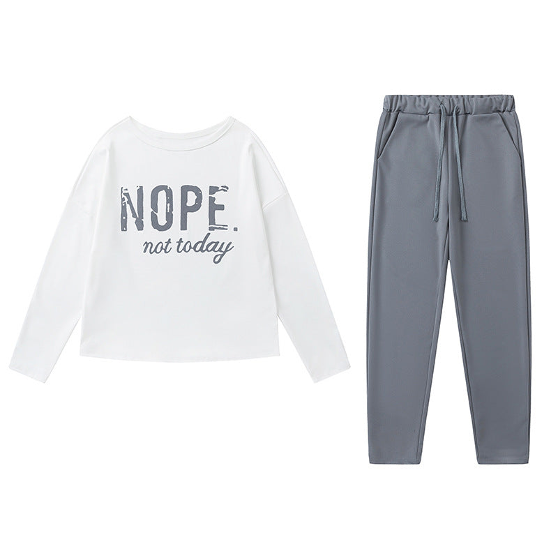 Femme Grafik Loungewear Sæt Stilla
