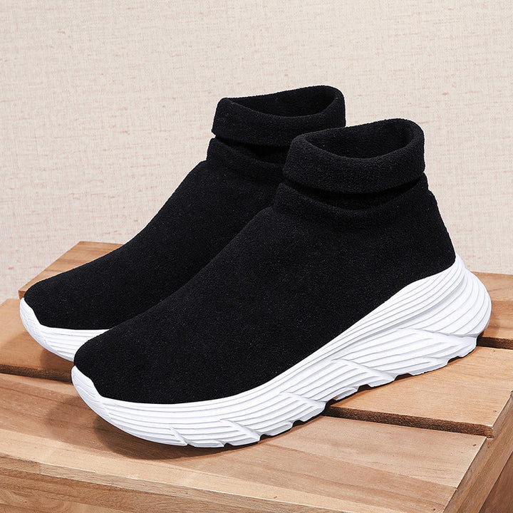Dame Strik Sko Sneakers med polstret ankelbeskyttelse Stilla