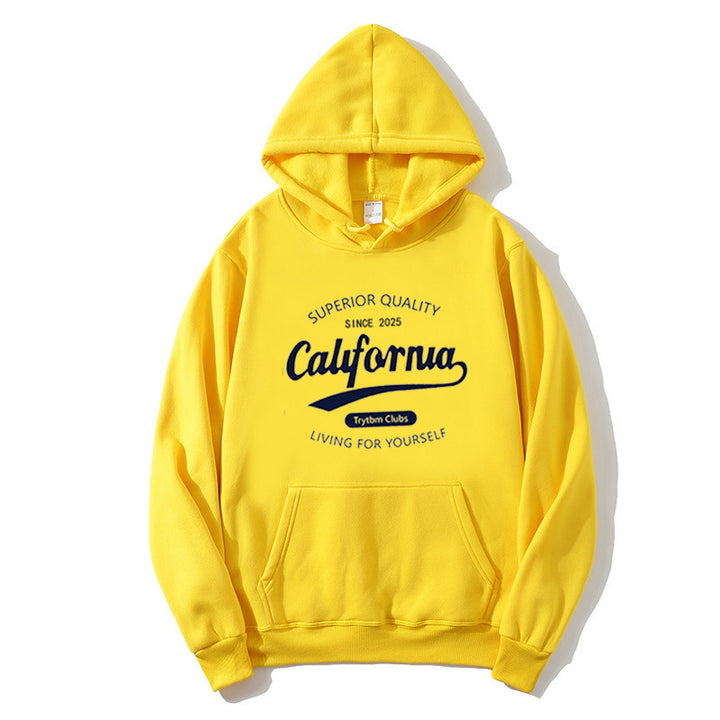 Kvindernes afslappede hoodie med kreativ tekst Skovae