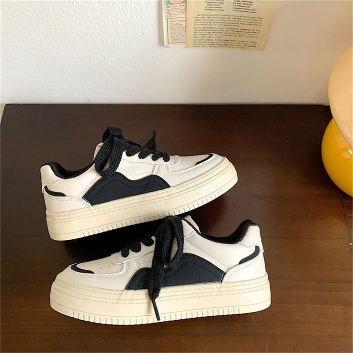 Dame sneakers med høj komfort og åndbar overmaterialekombination Stilla