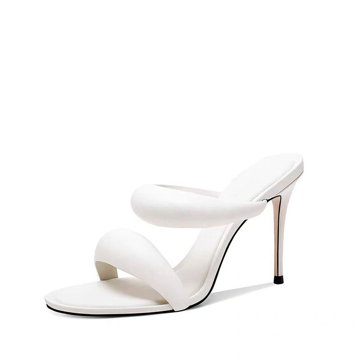 Femme Stilfulde Høje Hæle Slide Sandaler Stilla