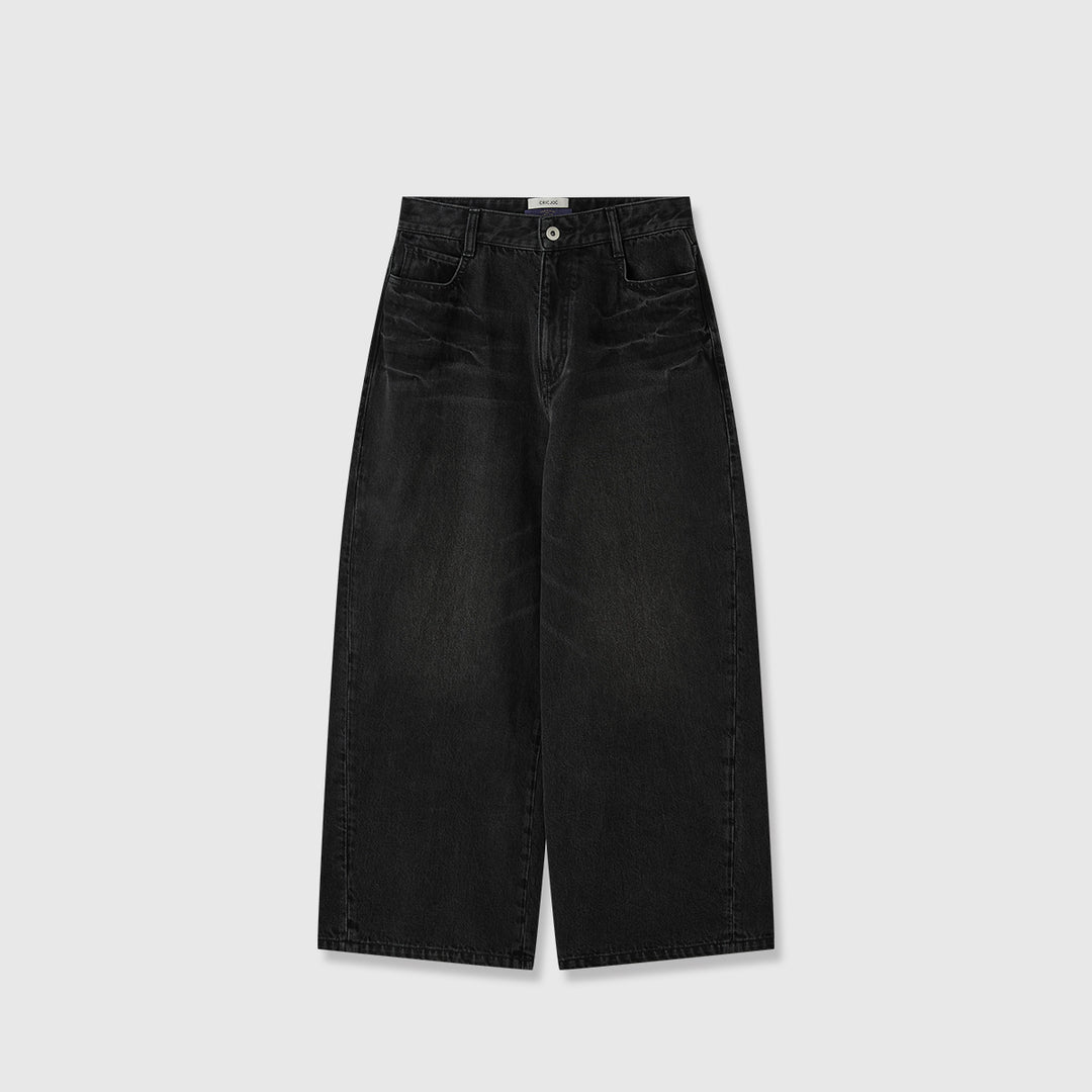 Dame brede jeans i moderne snit Stilla