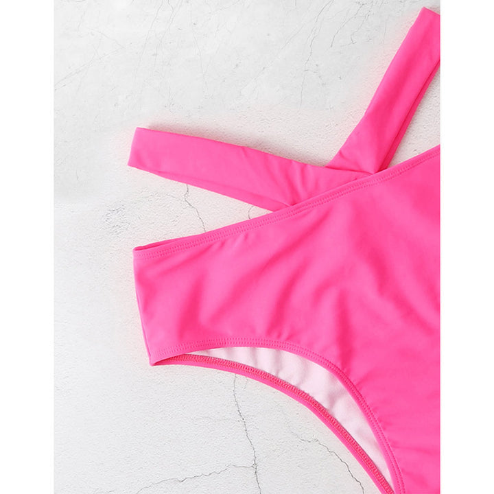 Dame Højt skåret bikiniunderdel med justerbare stropper og elegant snit Stilla