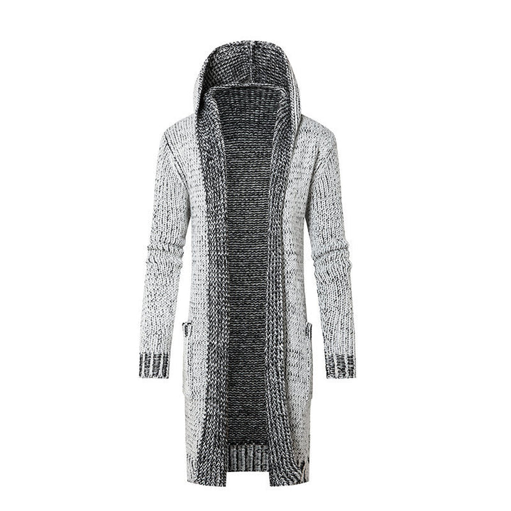 Femme Cozy Strikcardigan med hætte Stilla