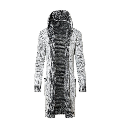 Femme Cozy Strikcardigan med hætte Stilla