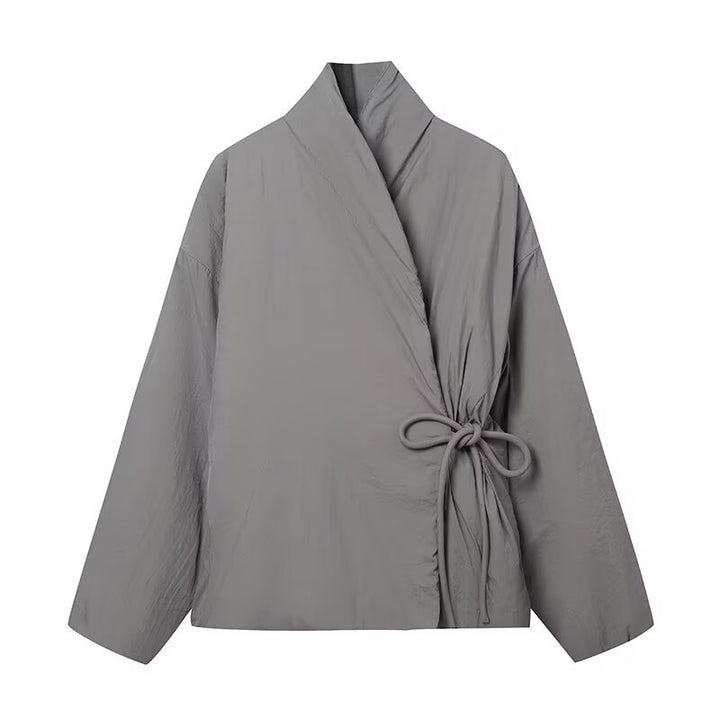 Damer Wrap Jakke med Authentisk Design Stilla