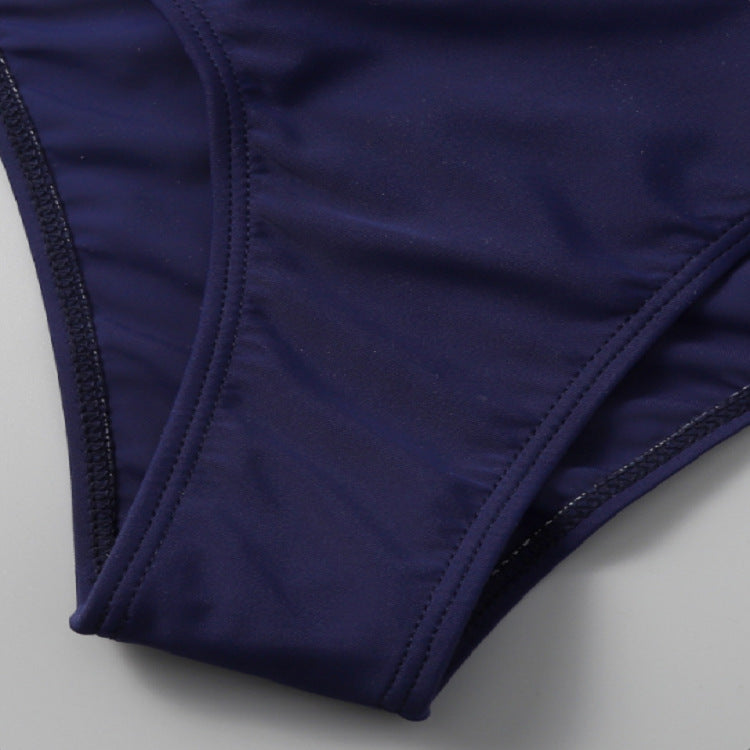 Dame bikini sæt med moderne knude-design og høj talje Stilla