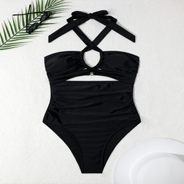 Dame Én-delt Badeanstalt med raffineret Cut-Out-design og justerbare stropper Stilla