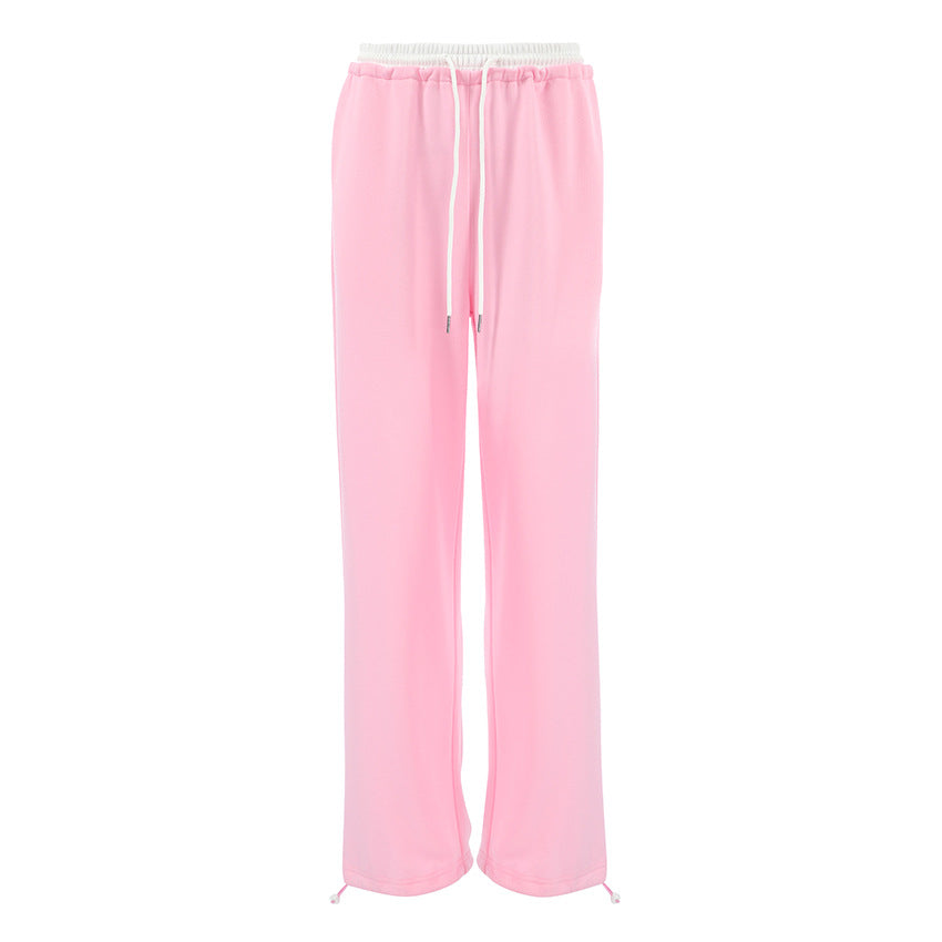 Dame High-Waist joggingbukser med elastisk talje og sidelommer Stilla
