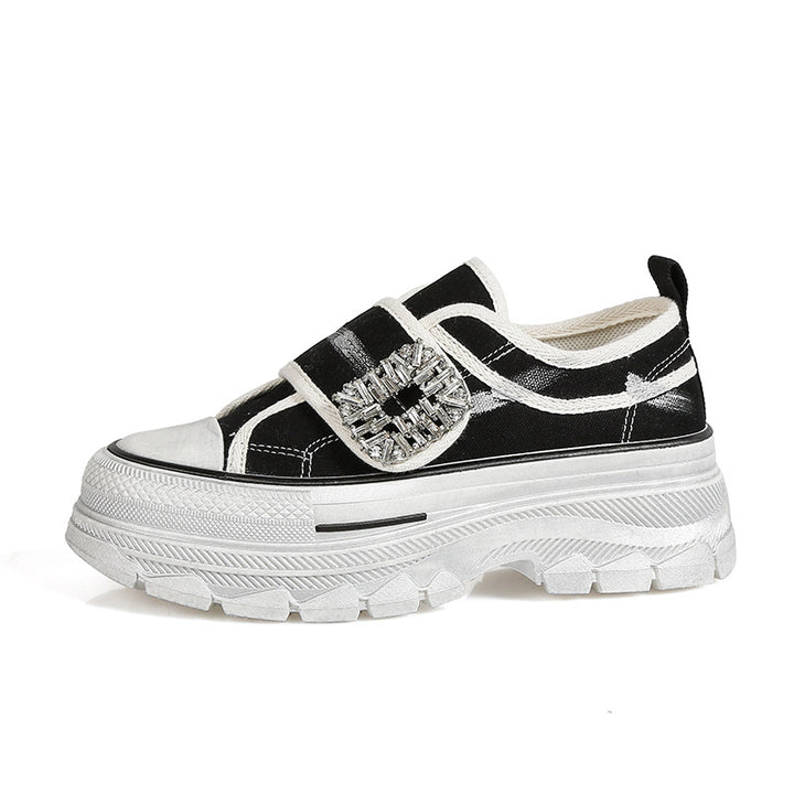 Dame Sneakers med trendy design og glitrende detalje Stilla