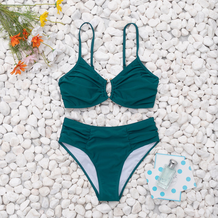 Dame Højskåret Bikini Skovae
