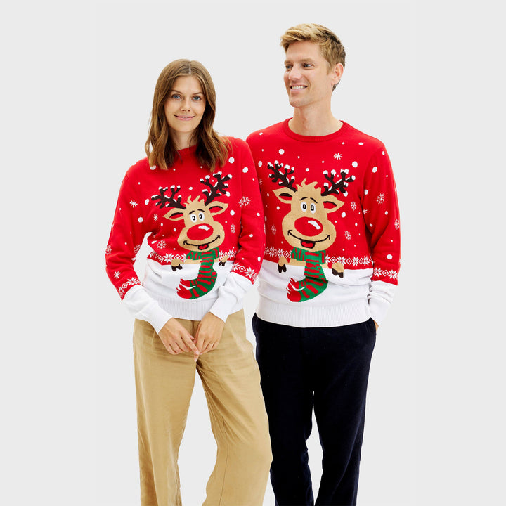 Stilla | Rudolfs julesweater rød herre