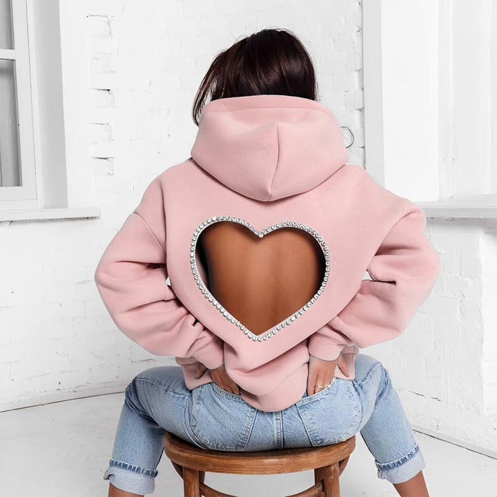 Stilla | Fritids hætte sweatshirt Love