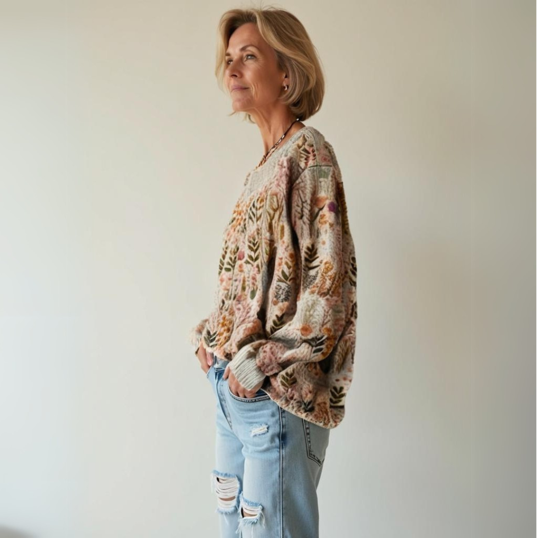 Stilla | Pullover Dame Flora Elegant