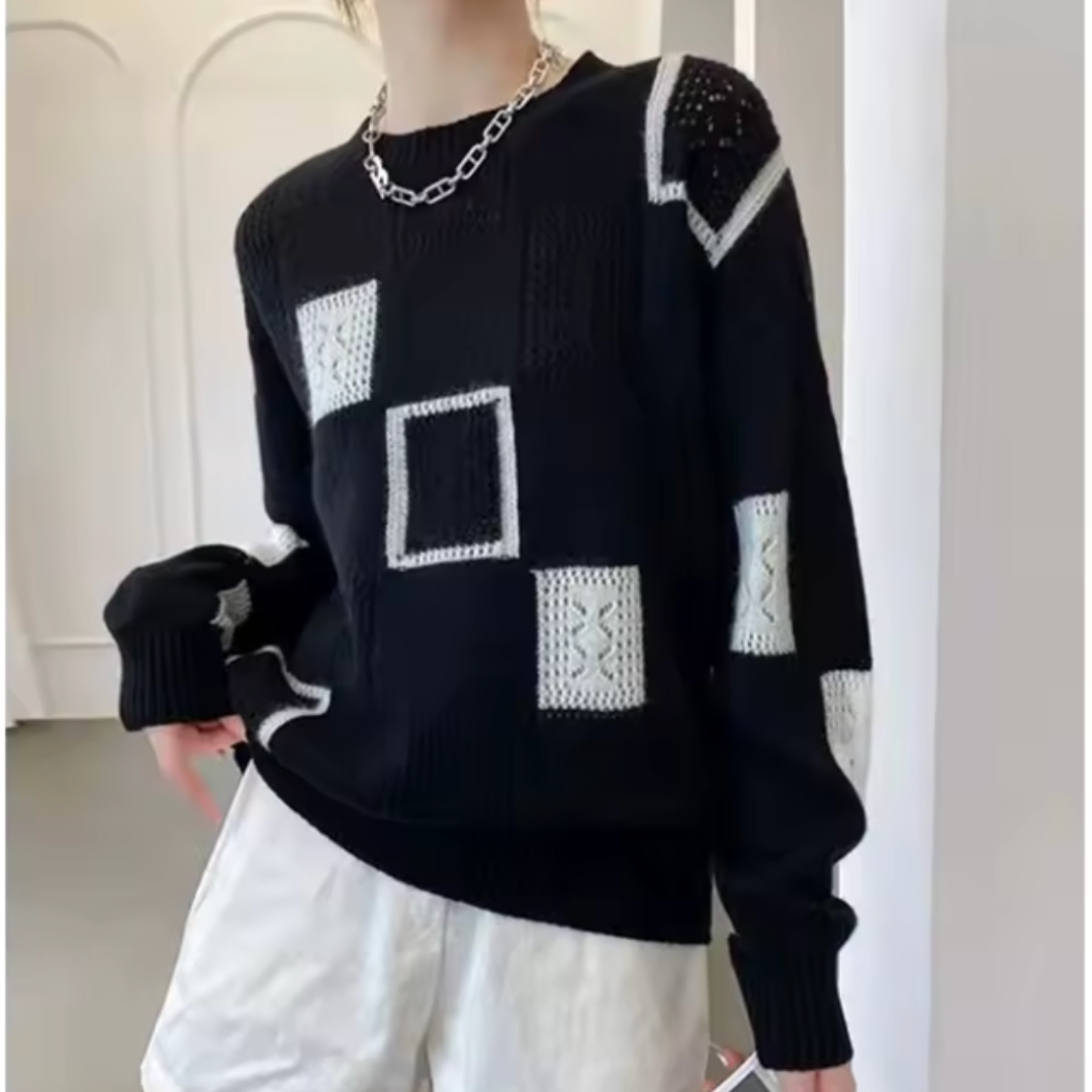 Stilla | Elegant Finstrik Pullover