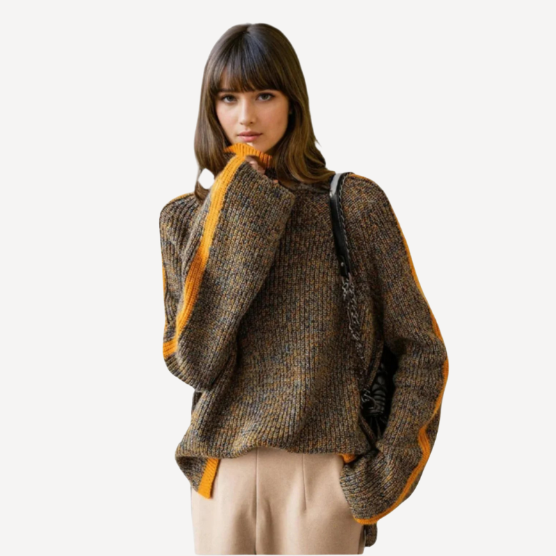 Stilla | Elegant Strikket Rollneck Trøje Til Damer