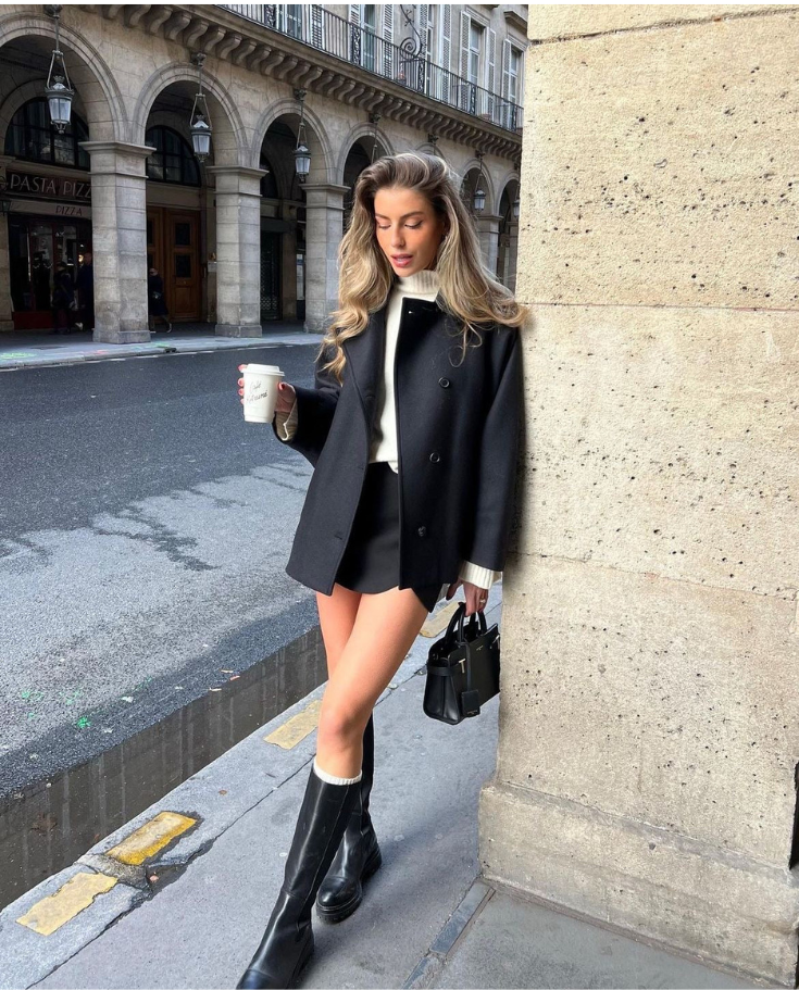 Stilla | Oversize Uldfrakke Mode