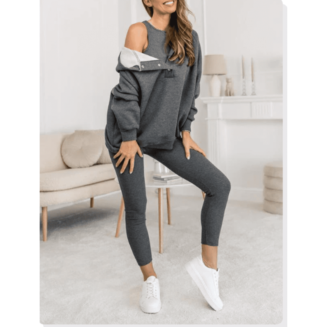 Stilla | 3-delt Outfit-sæt Lækkert Moderne Stil Ideelt til Vinteren