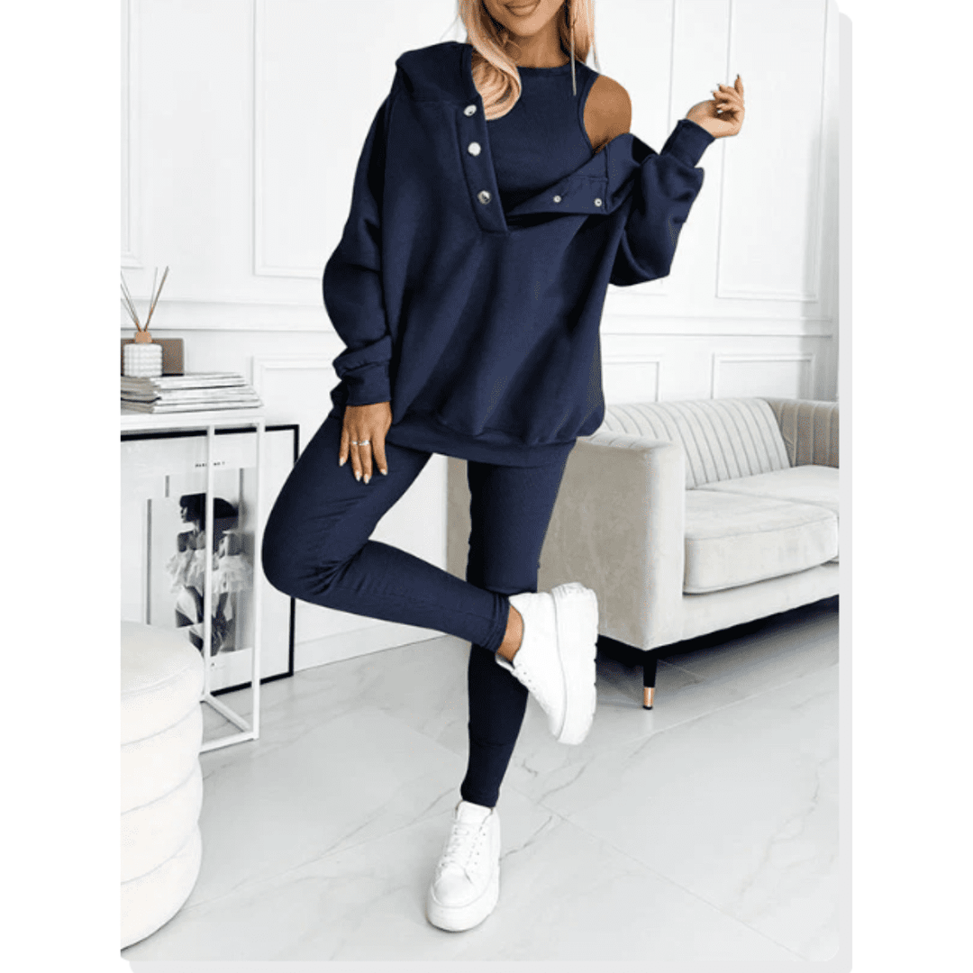 Stilla | 3-delt Outfit-sæt Lækkert Moderne Stil Ideelt til Vinteren