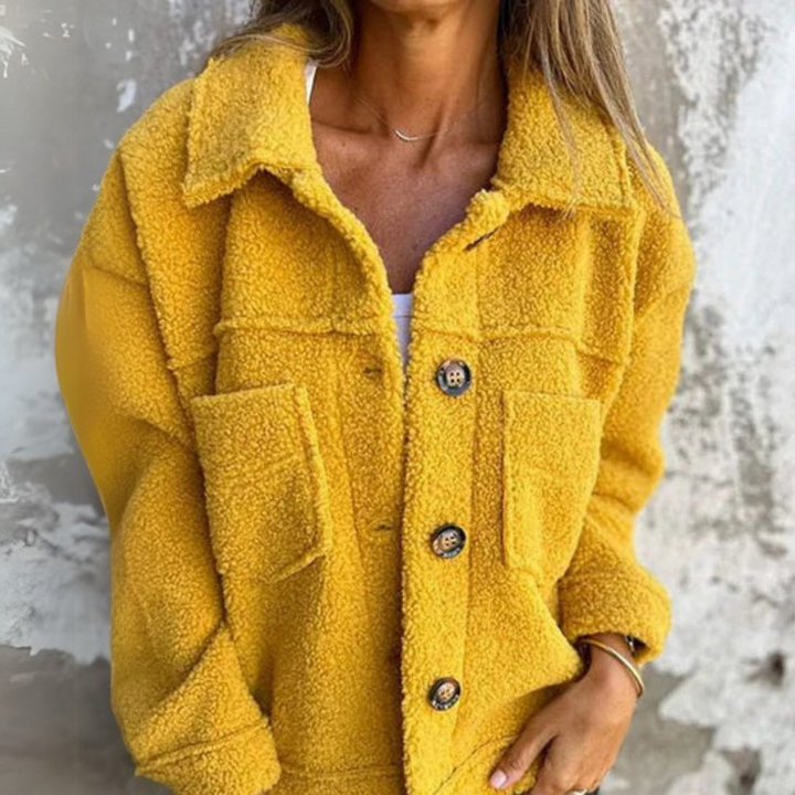 Stilla | Kort fløjljakke i retro-stil