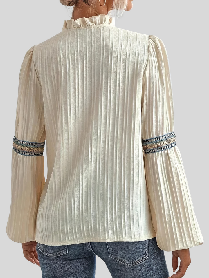 Stilla | Skjorte Bluse Flair Med Bred Ærme