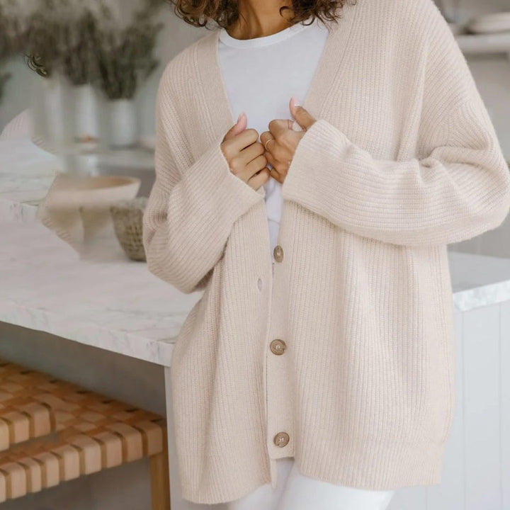 Stilla | Oversize-cardigan i kasjmir