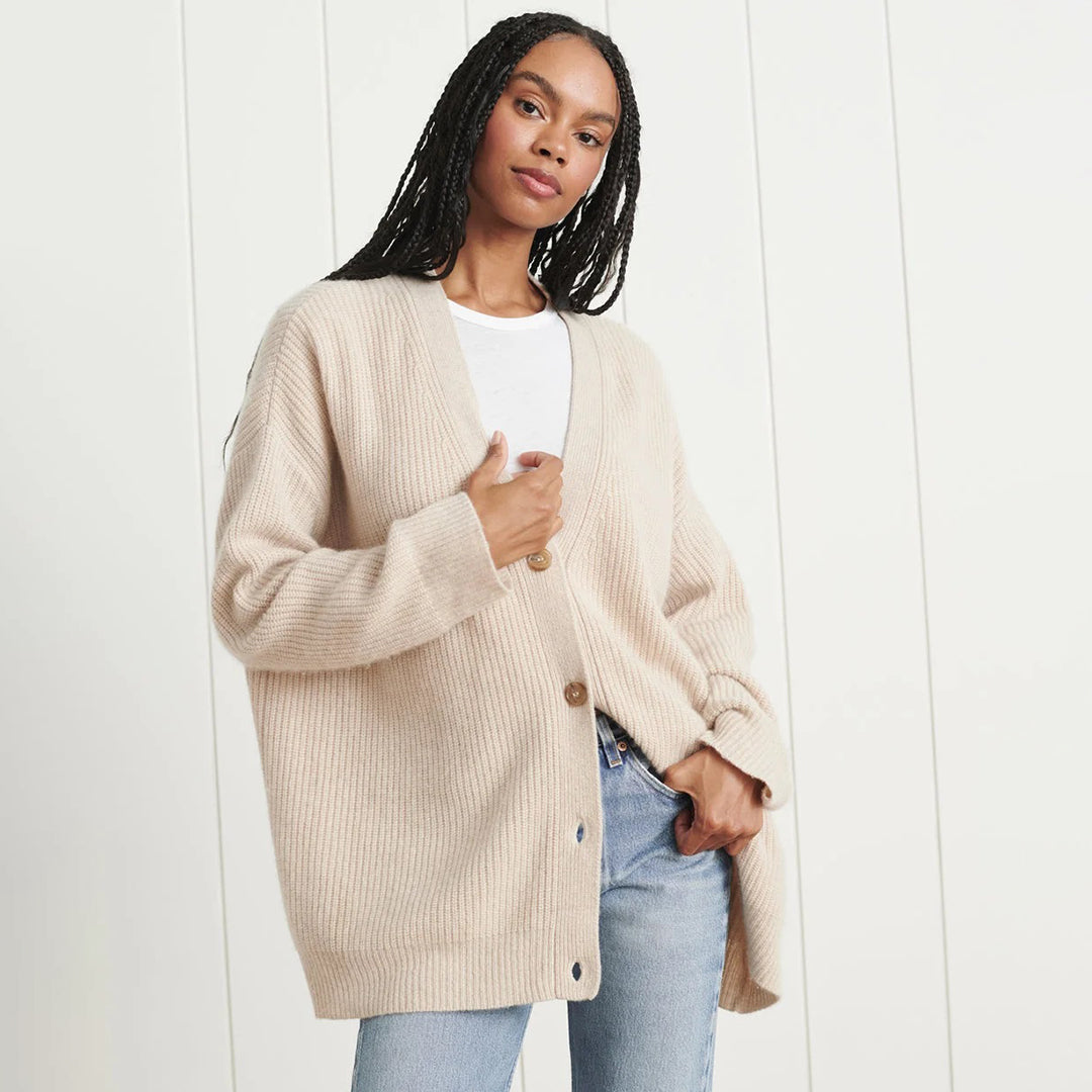 Stilla | Oversize-cardigan i kasjmir