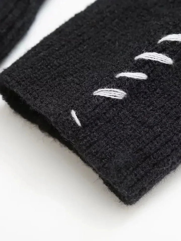 Stilla | Rullekrave Strikbluse Damer