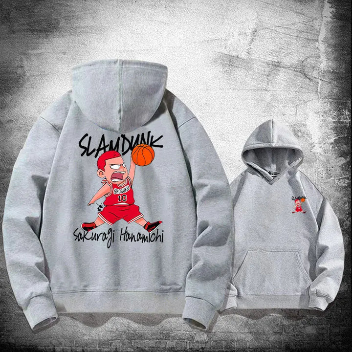 Stilla | Herre Hoodie med Anime-Design