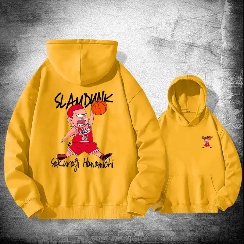 Stilla | Herre Hoodie med Anime-Design