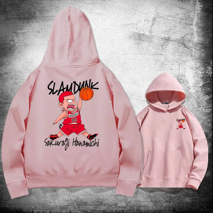 Stilla | Herre Hoodie med Anime-Design