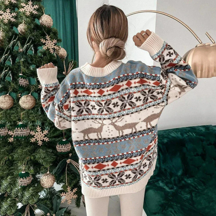 Stilla | Juletrøje med rensdyrmotiv Dame mode