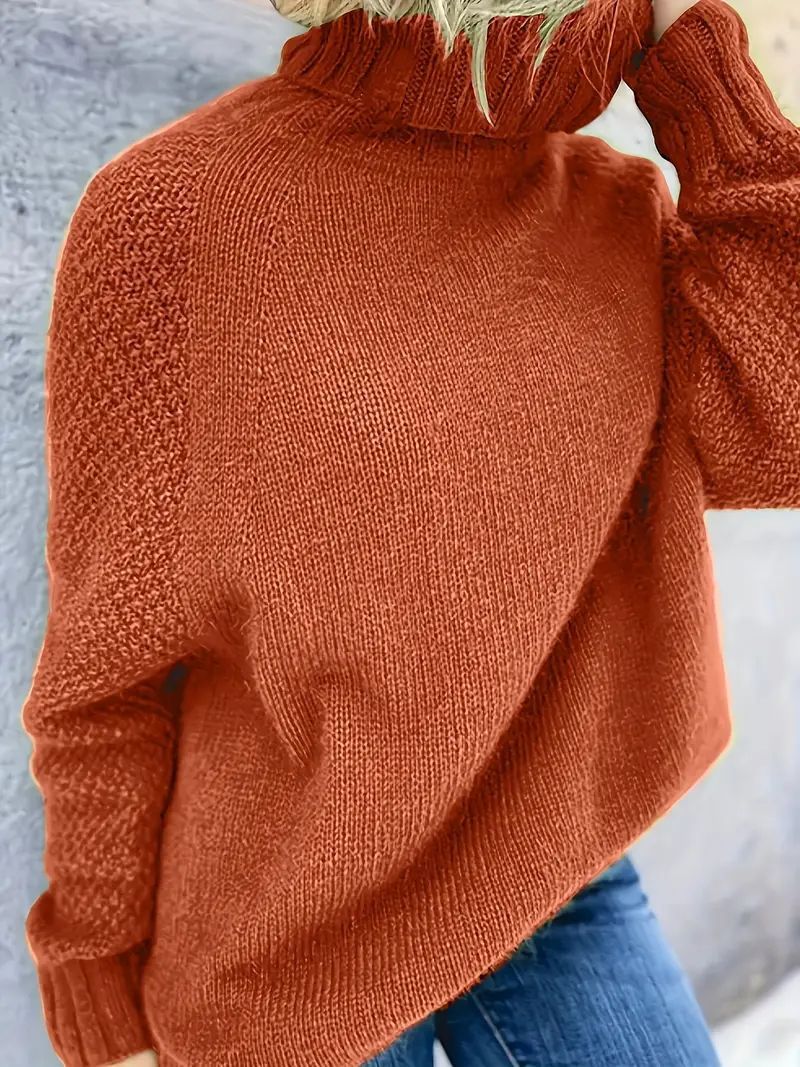 Stilla | Pullover Dame Med Ståkrave Og Raglanærmer