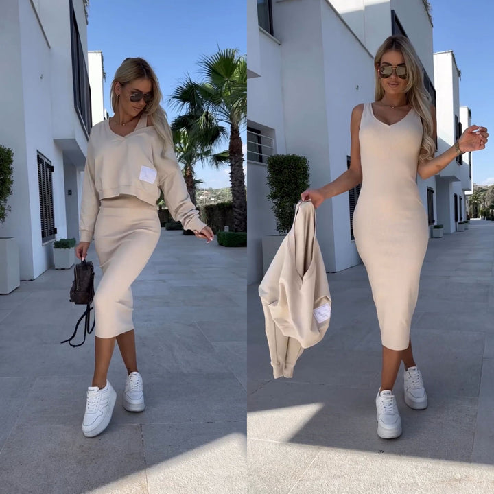 Stilla | Kjole med sweater