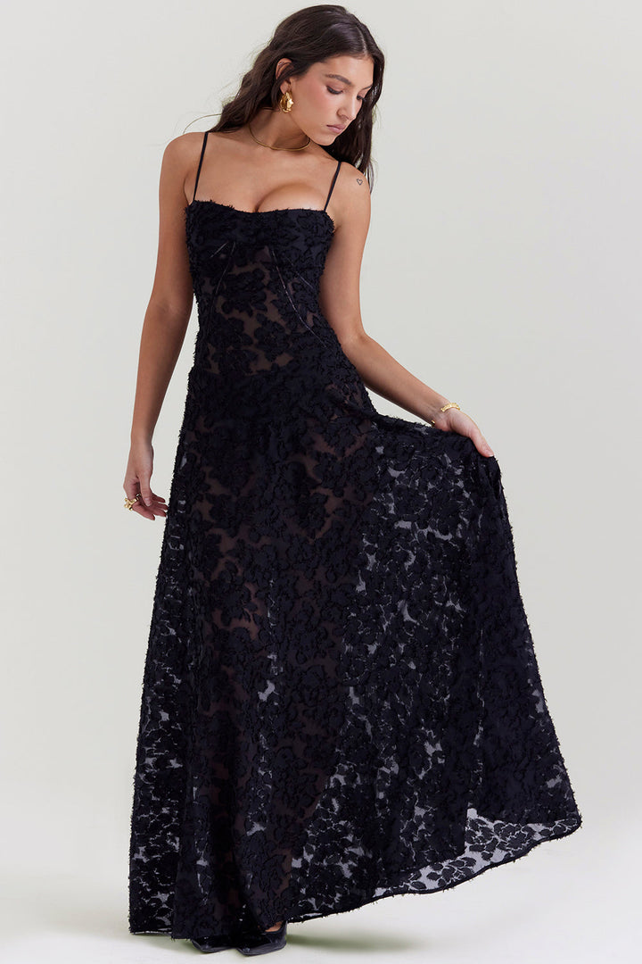 Stilla | Elegante Maxi Kjole Med Smuk Drapering