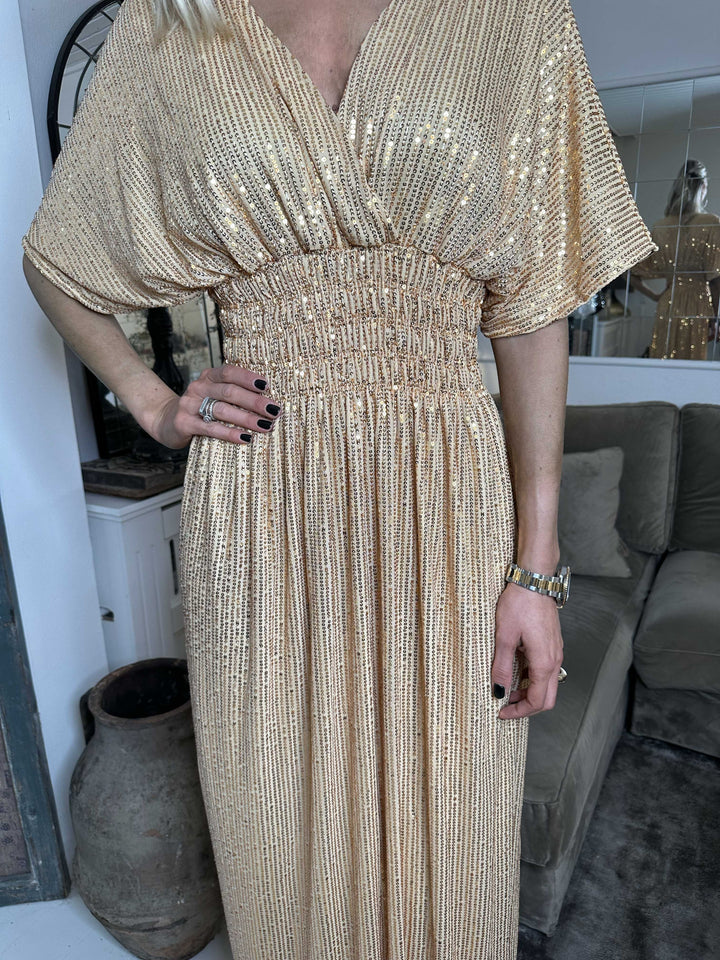 Stilla | Elegante Paillettenkjole Lang